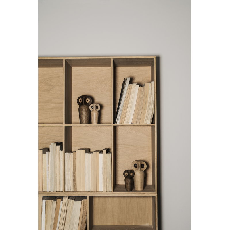 ArchitectMade Wood Owl, Small, Natural