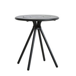 RAY Round Cafe Table, Charcoal Black