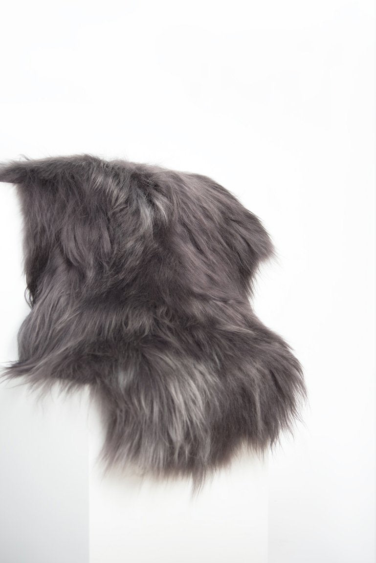 Steel Icelandic Sheepskin