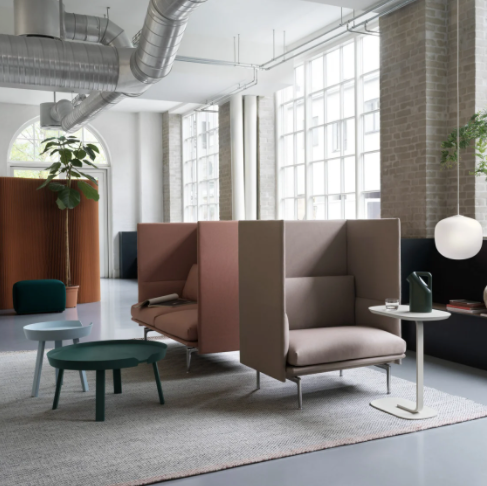 Around Coffee Table, Large, Dark Green