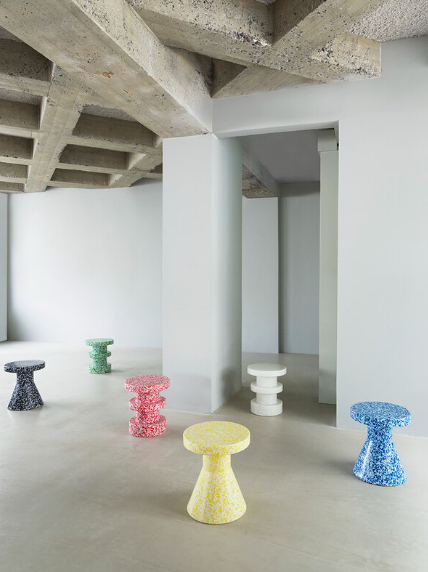 Bit Stool Cone, Blue