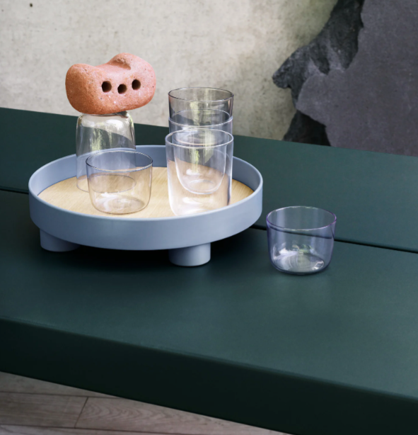Platform Tray,  Grey