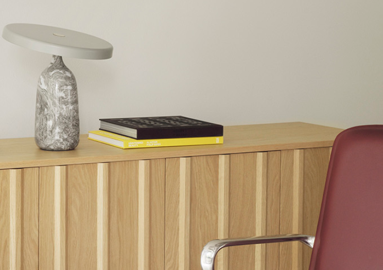 Rib Sideboard, Soft Black