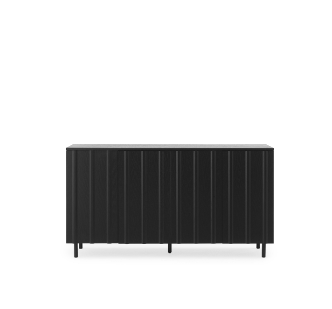 Rib Sideboard, Soft Black