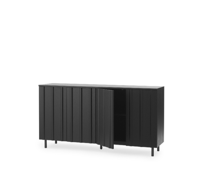 Rib Sideboard, Soft Black