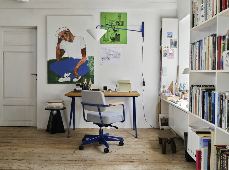 Lampe de Bureau, Bleu Marcoule