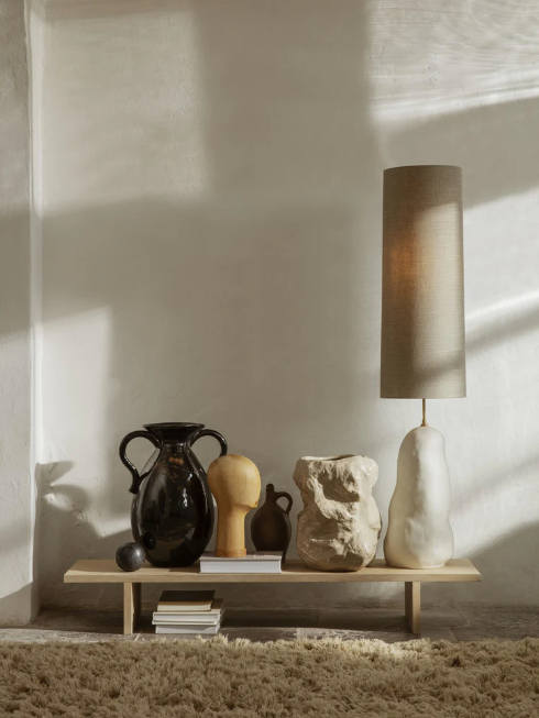 Tuck Vase, Cashmere