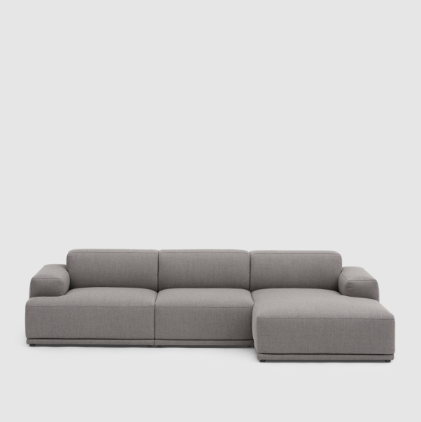 Connect Soft Modular 3-seater Sofa,  Config 2, Re-wool 128