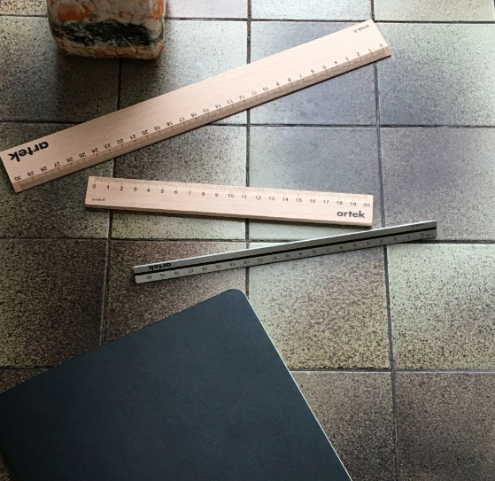 Artek Architect's Scale, Aluminum, 20 cm