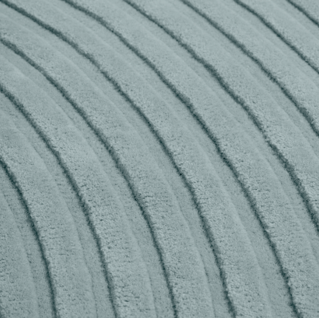 Relevo Rug, Sage Green, 5'6 x 7'9