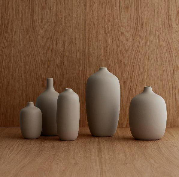 Ceola Vase, 4x8", Satellite
