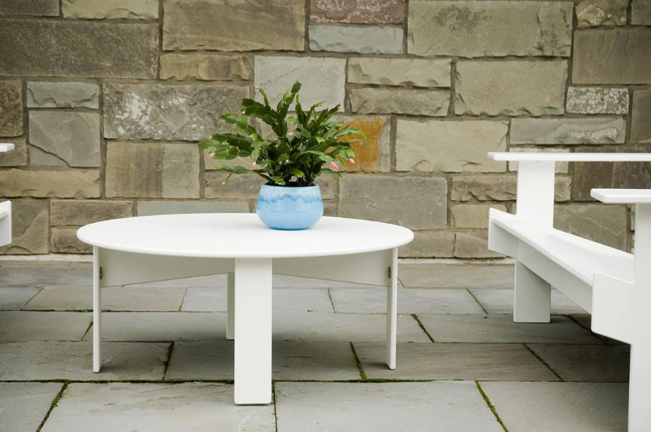 Lollygagger Round Cocktail Table, 30",  Sky Blue