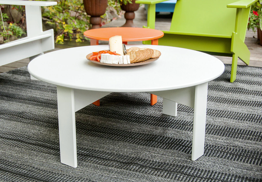 Lollygagger Round Cocktail Table, 30",  Sky Blue