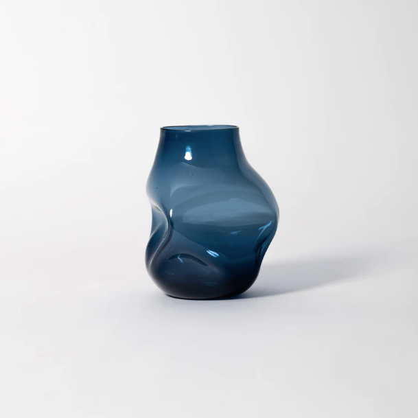 Boulder Vase, Blue