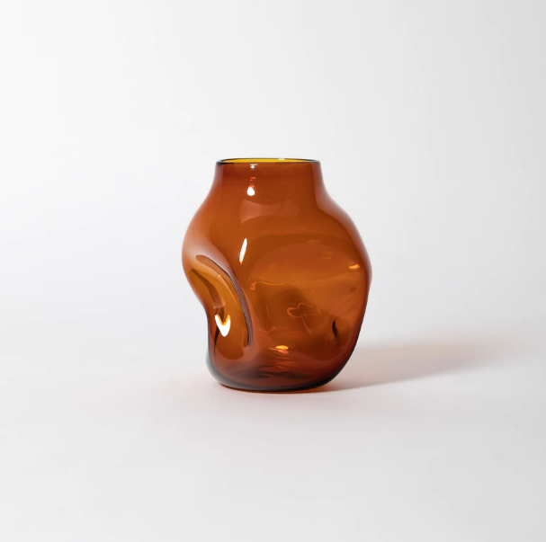Boulder Vase, Amber