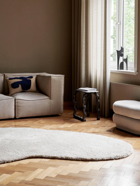 Lay Cushion, Rectangle, Sand/Sugar Kelp