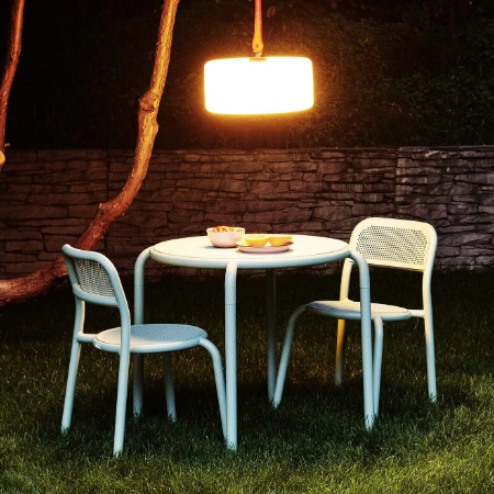 Toni Bistro Table Set + 2 chairs, Mist Green