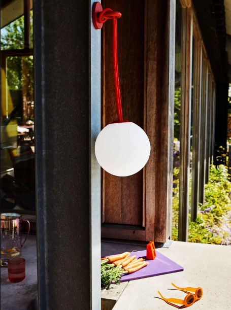 Bolleke Pendant Light, Red
