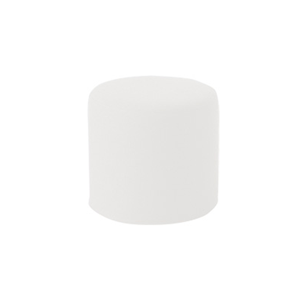 DRUMS, pouf high 45 x 40 cm, matador white 775