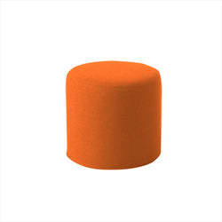 DRUMS, pouf high 45 x 40 cm, Orange Valencia 265