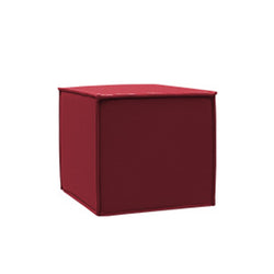SPACE, Pouf, 622 red, Felt