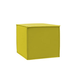 SPACE Pouf, yellow melange felt 847