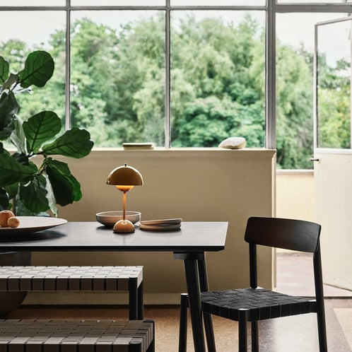 Flowerpot VP9 Portable Lamp mustard