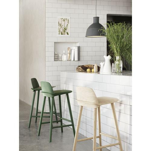 Nerd Counter Stool, Stained Dark Brown, 65 cm