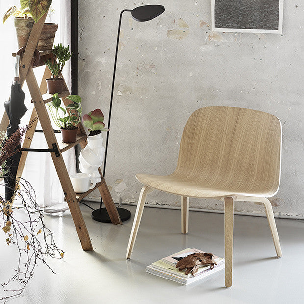 Visu Lounge Chair, Natural Oak