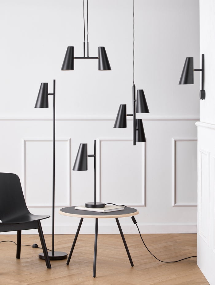 Cono Floor Lamp, Black
