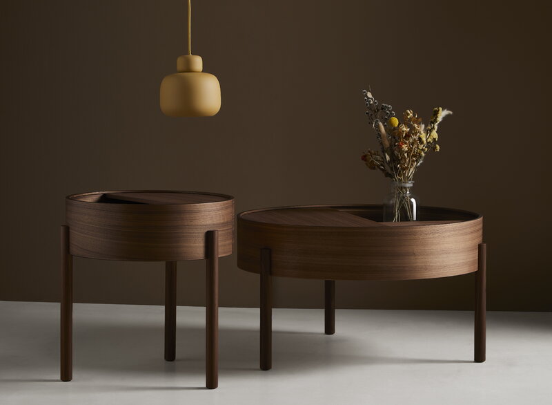 Arc Coffee Table, 66cm, Walnut