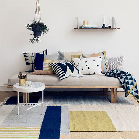 Kelim Rug, Squares, Small 80 x 140 cm
