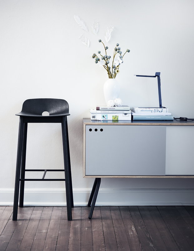 Mono Counter Stool, Black, 65cm