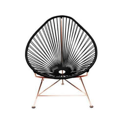 Acapulco Chair, Black Cord/Copper Base
