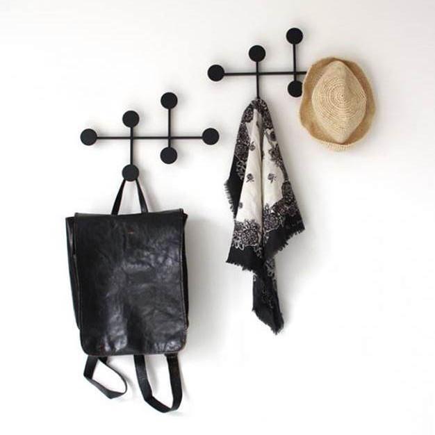 Afteroom Coat Hanger, Black-Hardware& - Hooks-Audo-vancouver special