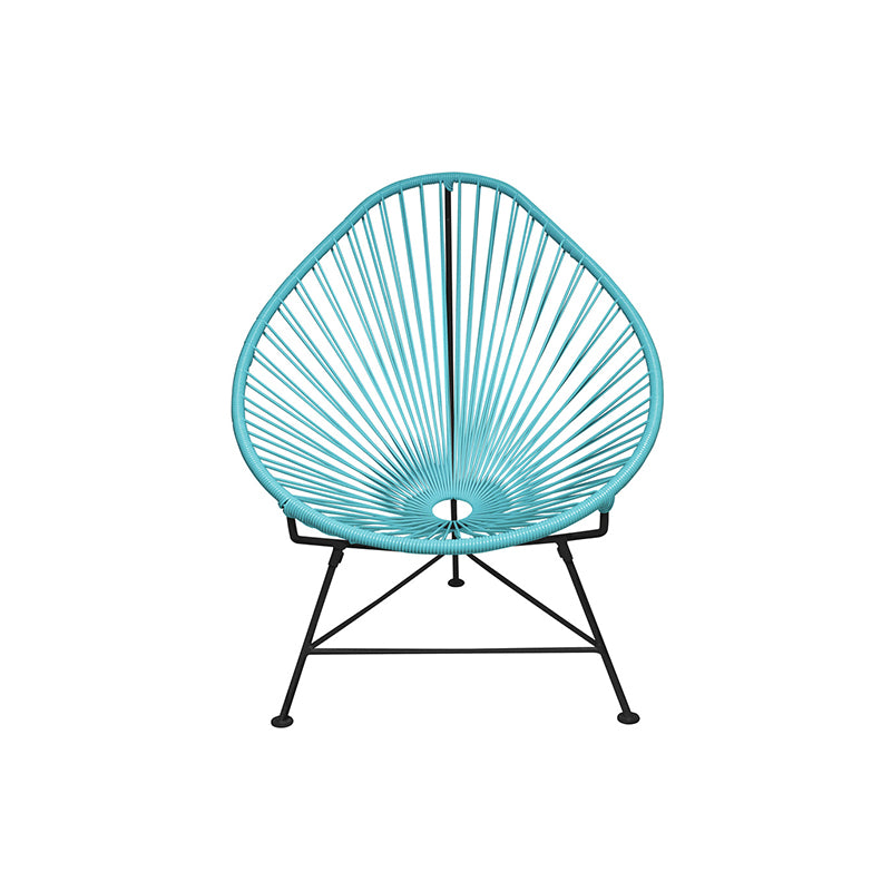 Baby Acapulco Chair, Blue Cord/ Black Frame