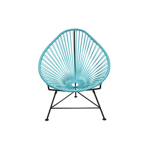 Baby Acapulco Chair, Blue Cord/ Black Frame