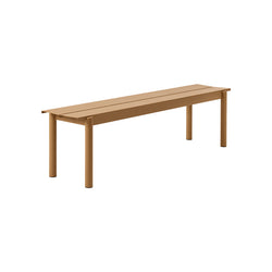 Linear Steel Bench, Burnt Orange 170cm