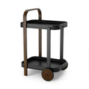 Bellwood Bar Cart, Black/Walnut