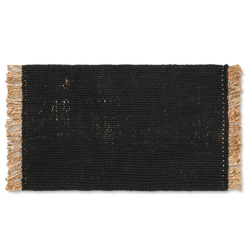 Block Mat, Black/Natural