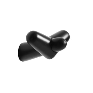 Tail Wing Hook (Small), Black Painted Solid Birch