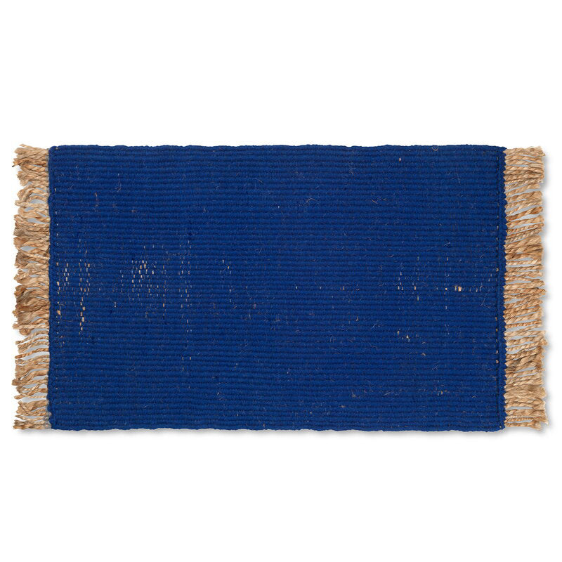 Block Mat, Bright Blue/Natural