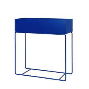 Plant Box, Rectangle, Bright Blue