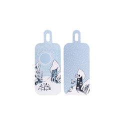 Moomin chop+serve, snowy valley, small