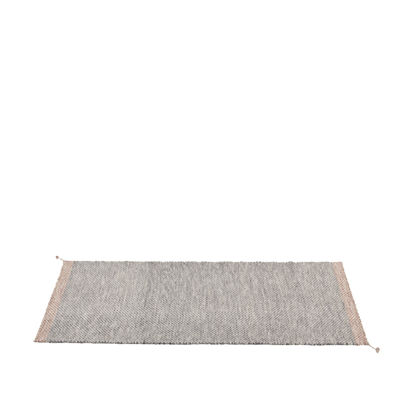 Ply Rug, Black/White 79 x 31"