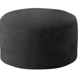 DRUMS, pouf large 60 x 30 cm, anthracite felt 610