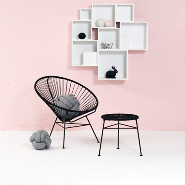 Condesa Chair, Black Cord/ Black Frame