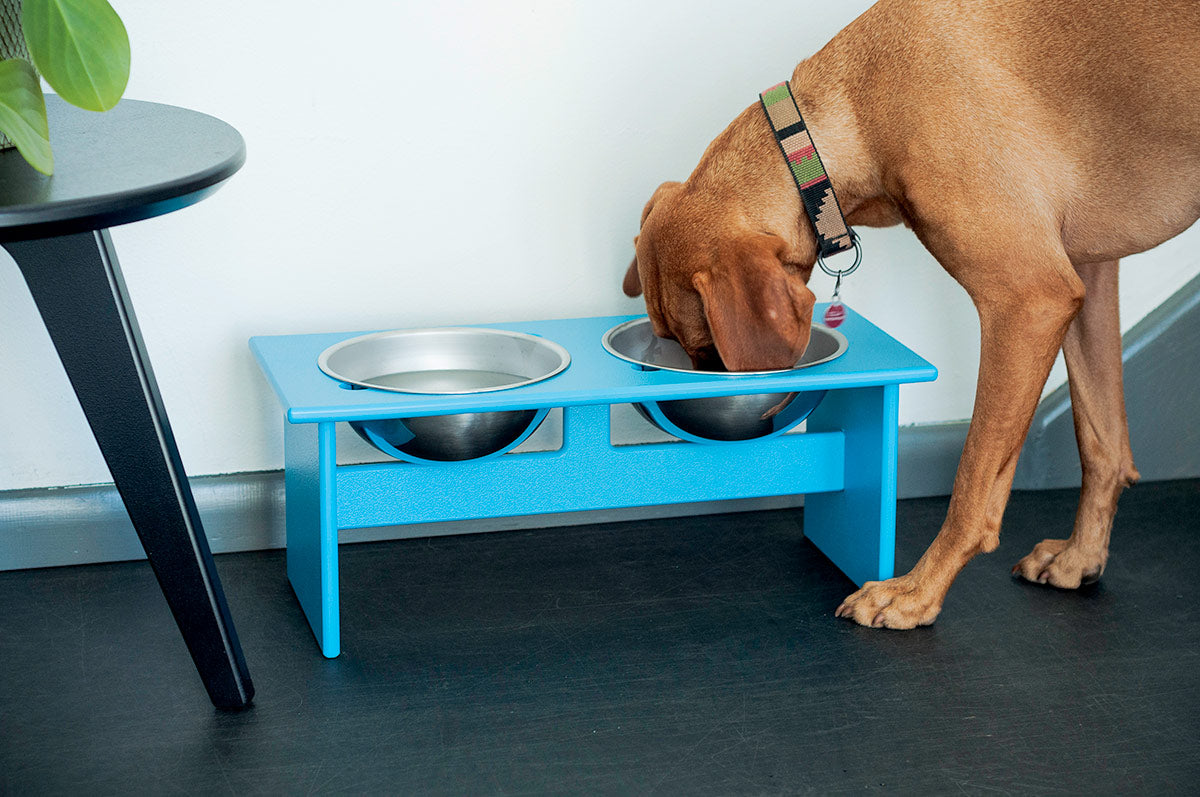 Minimalist Dog Bowl, Double Large, Cloud White