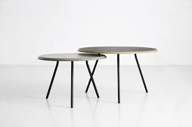 Soround Coffee Table, Concrete Top, 60cm W x 44cm H
