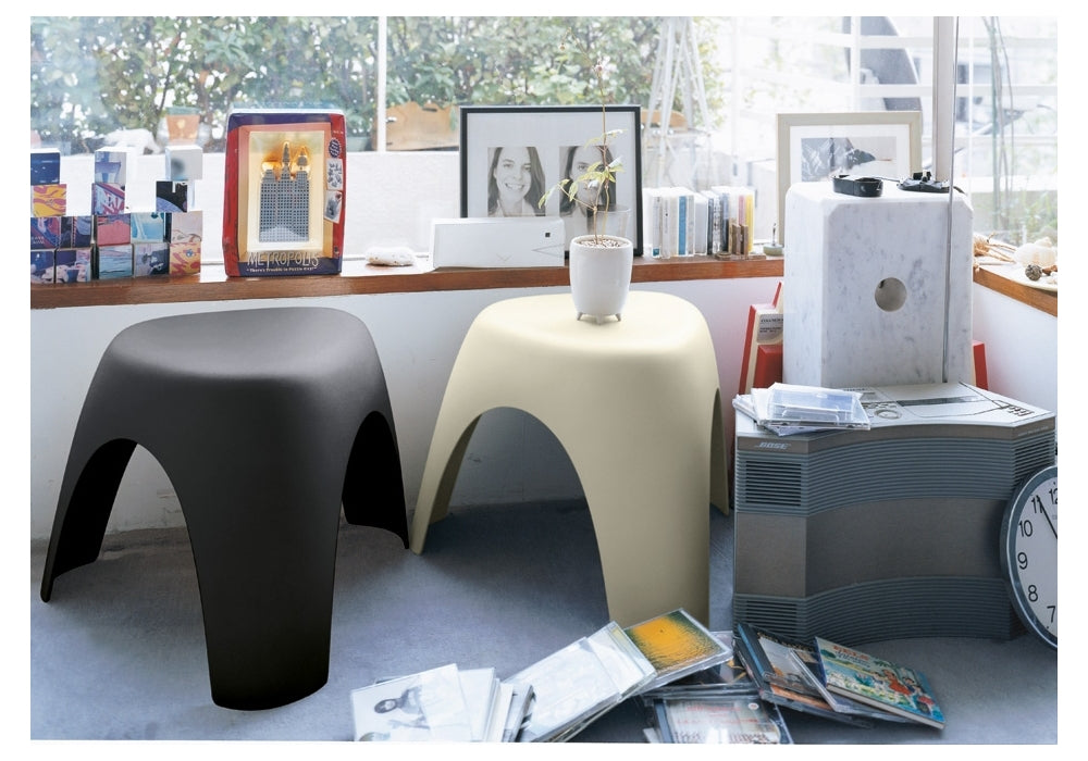Elephant Stool, Cream